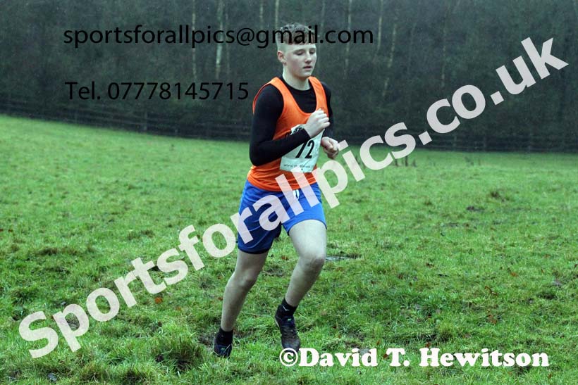 Boys under-15s, NECAA Junior Cross Country Relays, Thornley Farm, Peterlee, Saturday, December 12th. Photo: David T. Hewitson/Sports for All Pics